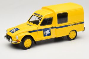 Citroen Acadiane Michelin Amarillo Solido 1:18 S1800406 Metal