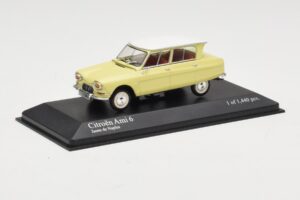 Citroen Ami 6 Amarillo Blanco Minichamps 1:43 400111661 Metal - imagen 2 de 4