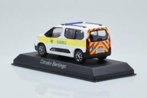 Citroen Berlingo Ambulance SAMU Blanco Amarillo Norev 1:43 155769 Metal - imagen 3 de 4