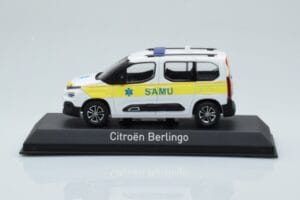 Citroen Berlingo Ambulance SAMU Blanco Amarillo Norev 1:43 155769 Metal