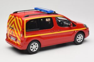Citroen Berlingo II Pompiers Rojo Norev 1:18 181641 Metal - imagen 2 de 6