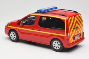 Citroen Berlingo II Pompiers Rojo Norev 1:18 181641 Metal - imagen 5 de 6