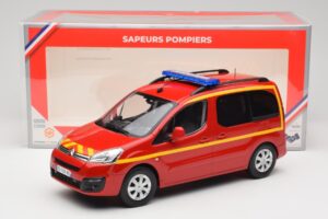 Citroen Berlingo II Pompiers Rojo Norev 1:18 181641 Metal - imagen 6 de 6