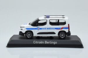 Citroen Berlingo Police Municipale v1 Blanco Azul Norev 1:43 155767 Metal
