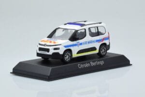 Citroen Berlingo Police Municipale v2 Blanco Azul Norev 1:43 155768 Metal - imagen 2 de 4