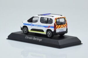 Citroen Berlingo Police Municipale v2 Blanco Azul Norev 1:43 155768 Metal - imagen 3 de 4