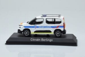 Citroen Berlingo Police Municipale v2 Blanco Azul Norev 1:43 155768 Metal