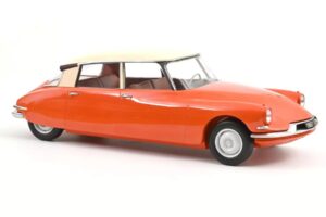 Citroen ID19 Naranja & Crema Norev 1:12 121580 Metal