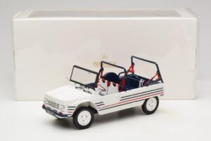 Citroen Mehari Azul Blanco Rojo Norev 1:18 181805 Metal - imagen 7 de 7