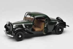 Citroen Traction Avant 11 Coupe Verde Solido 1:18 8179 Metal - imagen 2 de 8