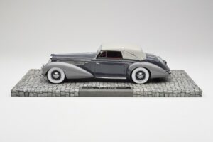 Delage D8 120 Cabriolet Gris & Gris Oscuro Minichamps 1:18 107115134 Metal - imagen 3 de 6