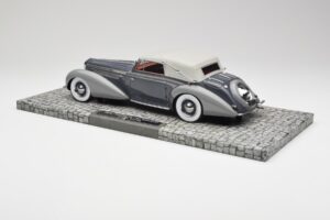 Delage D8 120 Cabriolet Gris & Gris Oscuro Minichamps 1:18 107115134 Metal - imagen 5 de 6