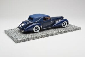 Delage D8-120 Cabriolet Two Tone Azul Minichamps 1:18 107115132 Resina - imagen 2 de 6
