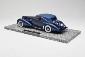 Delage D8-120 Cabriolet Two Tone Azul Minichamps 1:18 107115132 Resina - imagen 5 de 6