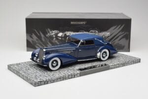 Delage D8-120 Cabriolet Two Tone Azul Minichamps 1:18 107115132 Resina - imagen 6 de 6