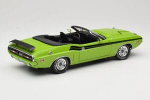 Dodge Challenger Descapotable Verde Greenlight 1:18 12803-06G Metal - imagen 3 de 8