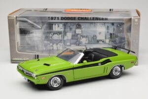 Dodge Challenger Descapotable Verde Greenlight 1:18 12803-06G Metal - imagen 8 de 8