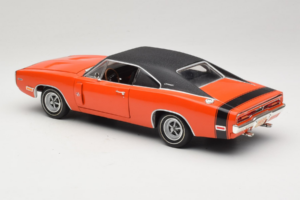 Dodge Charger R/T Naranja & Negro American Muscle 1:18 39314 Metal - imagen 7 de 8