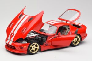 Dodge Viper GTS Rojo Bburago 1:18 3075 Metal - imagen 2 de 8