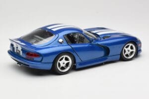 Dodge Viper GTS SR II Azul con Franjas Blancas Bburago 1:18 3330 Metal - imagen 3 de 8