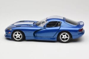 Dodge Viper GTS SR II Azul con Franjas Blancas Bburago 1:18 3330 Metal - imagen 4 de 8
