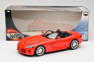 Dodge Viper SRT-10 Roadster Rojo Hot Wheels 1:18 53836 Metal - imagen 8 de 8