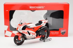 Ducati Desmosedici GP11 #8 H. Barbera Ducati MotoGP Team MotoGP 2011 Minichamps 1:12 123110008 Metal - imagen 6 de 6