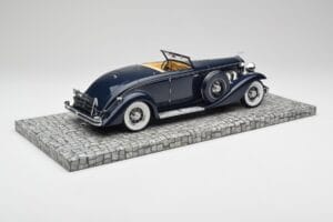 Duesenberg SJN Convertible Coupe Midnight Blue Minichamps 1:18 107150332 Metal - imagen 2 de 6