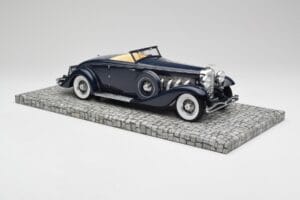 Duesenberg SJN Convertible Coupe Midnight Blue Minichamps 1:18 107150332 Metal - imagen 4 de 6