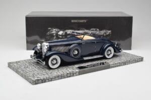 Duesenberg SJN Convertible Coupe Midnight Blue Minichamps 1:18 107150332 Metal - imagen 6 de 6