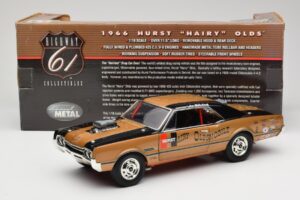 Oldsmobile 442 Hurst Hairy Olds Twin-Engine 4WD 1966 Highway 61 1:18 50089 Metal - imagen 8 de 8