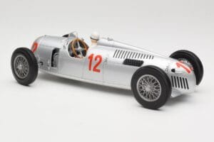 Auto Union Type C #12 H. Stuck Hungarian GP Budapest 1936 Minichamps 1:18 155361012 Metal - imagen 5 de 6