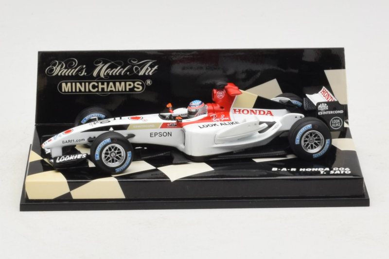 BAR 006 Honda #10 T. Sato BAR Honda F1 Team 2004 Minichamps 1:43 400040010 Metal