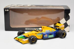 Benetton B191 #19 M. Schumacher F1 1991 Minichamps 1:18 100910119 Metal - imagen 6 de 6