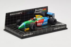 Benetton Ford B188 #19 A. Nannini Race Car 1988 Minichamps 1:43 400890119 Metal - imagen 2 de 4