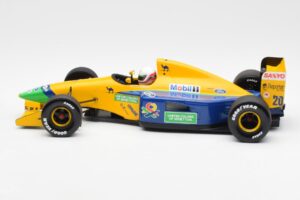 Benetton Ford B191B #20 M. Brundle F1 Early Season 1992 Minichamps 1:18 100920120 Metal - imagen 3 de 6