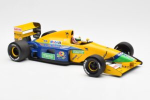 Benetton Ford B191B #20 M. Brundle F1 Early Season 1992 Minichamps 1:18 100920120 Metal - imagen 4 de 6