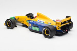 Benetton Ford B191B #20 M. Brundle F1 Early Season 1992 Minichamps 1:18 100920120 Metal - imagen 5 de 6