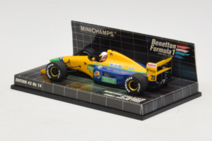 Benetton B191B Ford #20 M. Brundle Early Season F1 1992 Minichamps 1:43 400920120 Metal - imagen 3 de 5