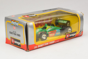 Benetton B190 Ford #20 N. Piquet F1 1990 Bburago 1:24 6102 Metal - imagen 2 de 3