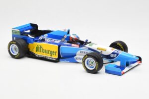 Benetton B195 Renault #1 M. Schumacher Winner Japanese GP 1995 Minichamps 1:18 510953401 Metal - imagen 4 de 6