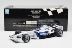 BMW Sauber F1.06 #17 J. Villeneuve F1 2006 Minichamps 1:18 100060017 Metal - imagen 6 de 6