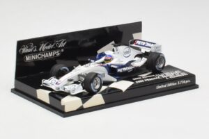 BMW Sauber F1.06 J. Villeneuve Wedding Edition F1 2006 Minichamps 1:43 400060117 Metal - imagen 3 de 5