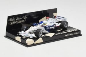 BMW Sauber F1.06 #16 N. Heidfeld Brazilian GP 2006 Minichamps 1:43 400060316 Metal - imagen 2 de 5