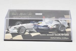 BMW Sauber F1.06 #16 N. Heidfeld Brazilian GP 2006 Minichamps 1:43 400060316 Metal - imagen 5 de 5