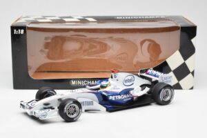 BMW Sauber F1.06 #16 N. Heidfeld F1 2006 Minichamps 1:18 100060016 Metal - imagen 6 de 6