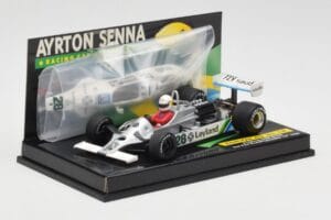 Brabham BMW BT52B A. Senna Test Car Paul Ricard 14 November 1983 Minichamps 1:43 540834399 Metal - imagen 2 de 5