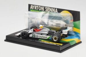 Brabham BMW BT52B A. Senna Test Car Paul Ricard 14 November 1983 Minichamps 1:43 540834399 Metal - imagen 3 de 5