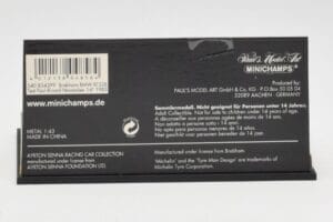 Brabham BMW BT52B A. Senna Test Car Paul Ricard 14 November 1983 Minichamps 1:43 540834399 Metal - imagen 4 de 5