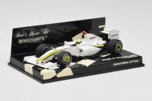Brawn GP Mercedes BGP001 #22 J. Button Showcar 2009 Minichamps 1:43 400090092 Metal - imagen 2 de 5